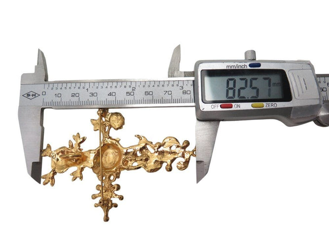 Pendentif vintage rare broche CHRISTIAN LACROIX croix comedie francaise pendentif 58 Facettes 267741