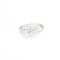 Bague 59 Bague triplet en or blanc avec diamants 58 Facettes 146/23