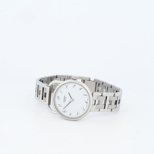 Montre Hermès Cape Cod - Cadran arabe ivoire - PM 58 Facettes