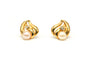 Boucles d'oreilles Boucles d'oreilles or jaune perles diamants 58 Facettes 22891