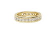 Bague 51 Alliance tour complet en or jaune et diamants 58 Facettes 33028
