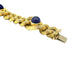 Bracelet Bracelet vintage or jaune 18K et lapis 58 Facettes