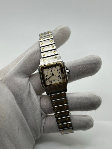 Montre Cartier Santos Galbée 1566 58 Facettes