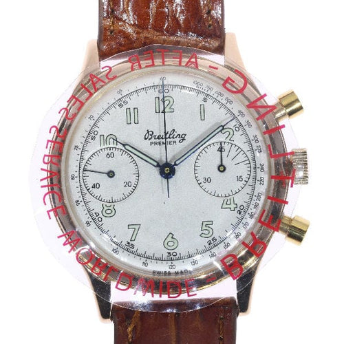Montre Renaissance rétro : montre vintage Breitling Premier Gold 58 Facettes 16321-0211