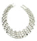 Collier HERMES. Collection « Darius », collier en argent 925/00 58 Facettes