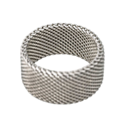 Bague 50 Tiffany & Co Bague  Bandeau  Somerset Argent 58 Facettes 4416096RV