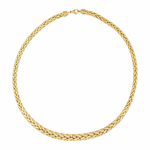 Collier Collier Maille palmier Or jaune 58 Facettes 4658396CN