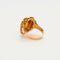 Bague 60 Bague or jaune citrine 58 Facettes LP629