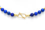 Collier Collier contemporain en or jaune 18 carats et lapis lazuli 58 Facettes B286