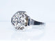Bague 57 Bague or blanc, diamant 1,95 carat, époque ART DECO 58 Facettes AB654