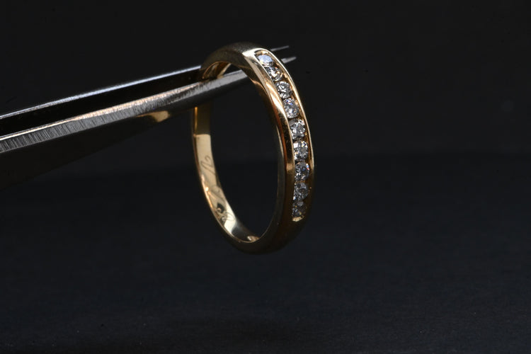 Bague 49 Bague Diamant Or Jaune 58 Facettes