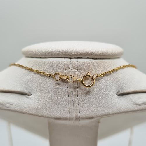 Collier Collier et pendentif croix or jaune 58 Facettes