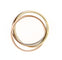 Bague 52 CARTIER - Bague - Trinity - Or blanc 18 carats, Or jaune, Or rose 58 Facettes