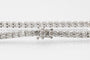 Bracelet Bracelet tennis en or blanc avec diamants de 8,00 ct 58 Facettes PTKN03