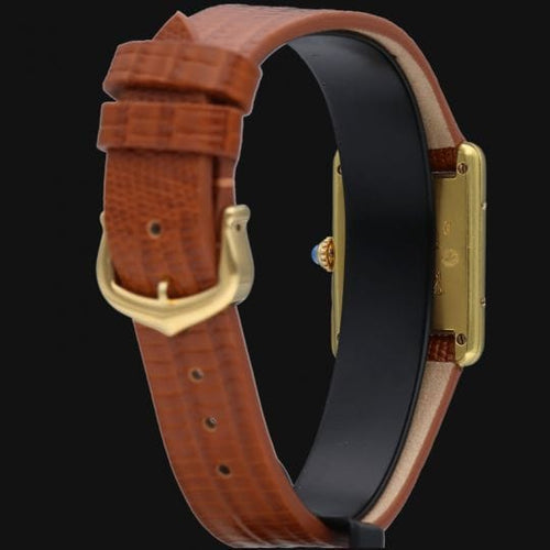 Montre Cartier Montre Must De Cartier Vermeil 58 Facettes MT44361