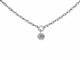 Collier Collier en or blanc avec diamant 58 Facettes 2352