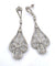 Boucles d'oreilles Boucles d'oreilles en platine serties de diamants 58 Facettes