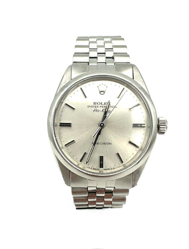Montre ROLEX. Montre "Oyster perpetual Air King" vintage (réf.5500) 58 Facettes