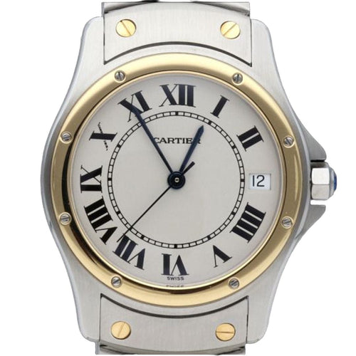 Montre Cartier Montre Santos Ronde 58 Facettes MT42557