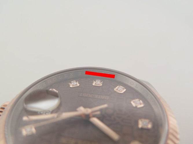 Montre montre ROLEX datejust 36 lady pl 126231 or rose 18k acier fullset 58 Facettes 266682