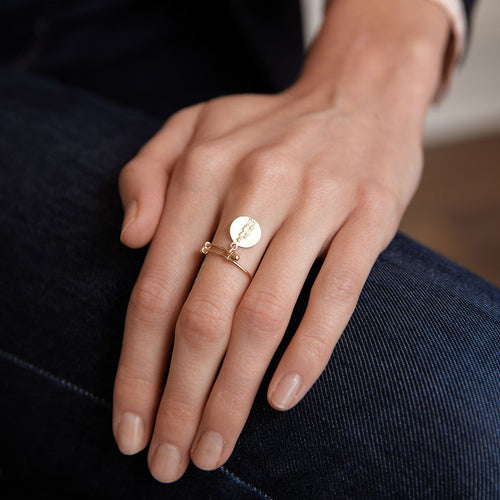 Bague 53 Bague Médaille Vierge Marie Art Nouveau 58 Facettes