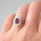 Bague 53 Bague Marguerite Vintage en Or, Rubis et Diamants 58 Facettes 443