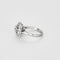 Bague 49 Bague marguerite en or blanc, platine et diamants 58 Facettes B250467
