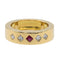 Bague 52 Bague Or jaune Rubis, Diamant 58 Facettes 2734047CN