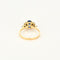Bague 56.5 Bague or jaune, saphir et diamants 58 Facettes SMA0109