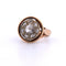 Bague 54 BAGUE ANTIQUE EN OR ROSE AVEC DIAMANTS 58 Facettes