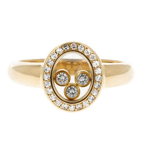 Bague 54 Bague Chopard Collection « Happy Diamonds » 58 Facettes 4430