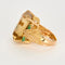 Bague 56.5 BAGUE CITRINE EMERAUDES 58 Facettes 32600168