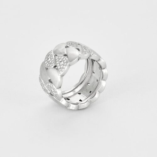 Bague 59 CARTIER - Bague LA DONA or blanc 58 Facettes LP1091