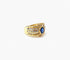 Bague 56 Bague saphir et diamant 58 Facettes Bag.saph.alveol