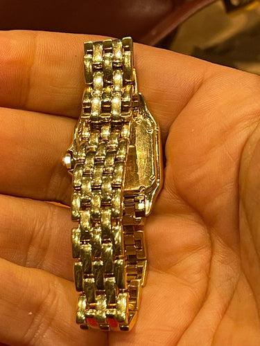 Montre CARTIER - Montre Panthère or jaune & diamants 58 Facettes