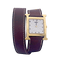 Montre Hermès,"Heure H", plaqué or, acier sur cuir. 58 Facettes 33734