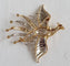 Broche Broche OISEAU DE PARADIS or jaune diamants 58 Facettes R 1137  MKEE
