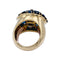 Bague 59 Bague vintage en or jaune saphirs et diamants. 58 Facettes 29238