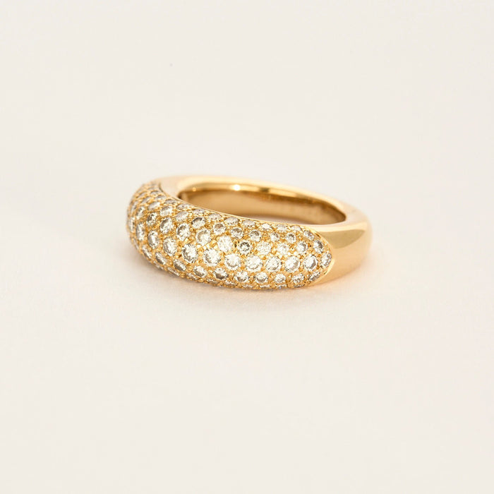 CHAUMET - Geelgouden ring met diamanten