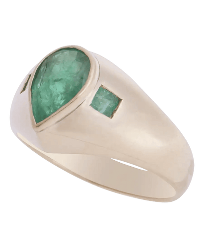 Ring 61 Ring Guld 18K Smaragd 58 Facettes BO210282/SMARAGDIPÄRON