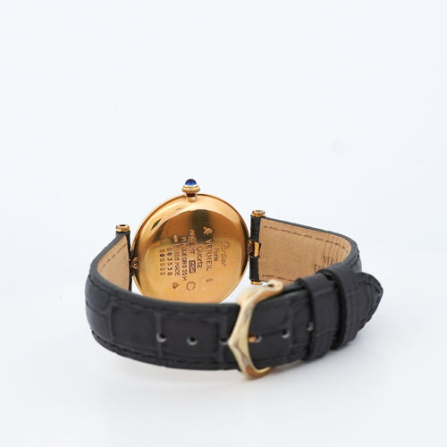 Montre Cartier Must Vendôme - Cadran gris ivoire - LM 58 Facettes