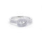 Bague 49 Bague - or blanc diamants 58 Facettes 200049R