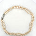 Collier Collier de perles avec fermeture en or blanc et diamants 58 Facettes