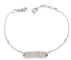 Bracelet Bracelet gourmette or gris, brillants 58 Facettes 185460