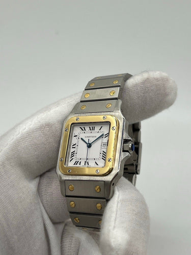 Montre Cartier Santos Carree Automatic 2961 58 Facettes