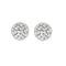 Boucles d'oreilles Messika - Boucles d’oreilles rondes pavées en or blanc et diamants 58 Facettes