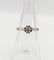 Bague solitaire art deco or 18k diamant de 0,15 carats 58 Facettes A05975