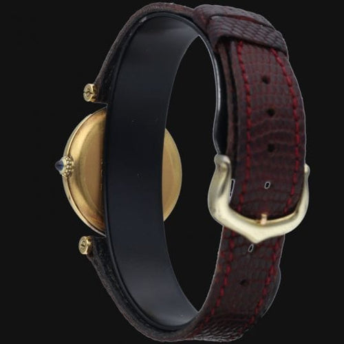 Montre Cartier Montre Must De Cartier Vermeil 58 Facettes MT41246