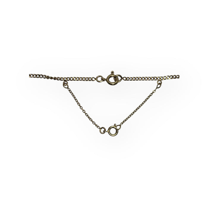 50 cm gourmette chain with safety