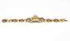 Bracelet Bracelet Art-Déco or jaune, platine, rubis et diamants 58 Facettes